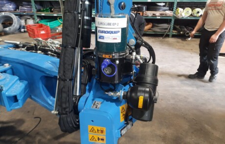 Centrale smering op Lemken Juwel 10 7-schaar