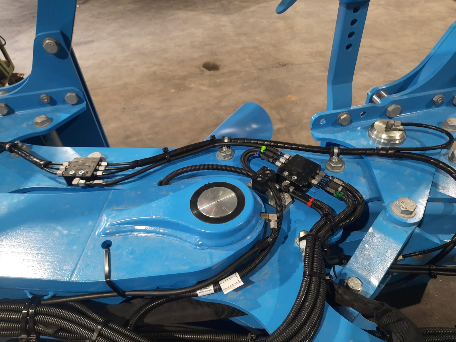 Centrale smering op Lemken Juwel 10 7-schaar
