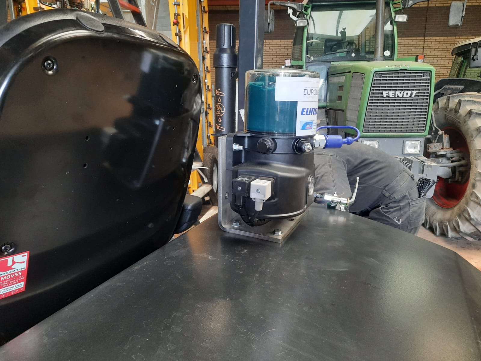 Automatisch smeersysteem op Pitbull X28-50E
