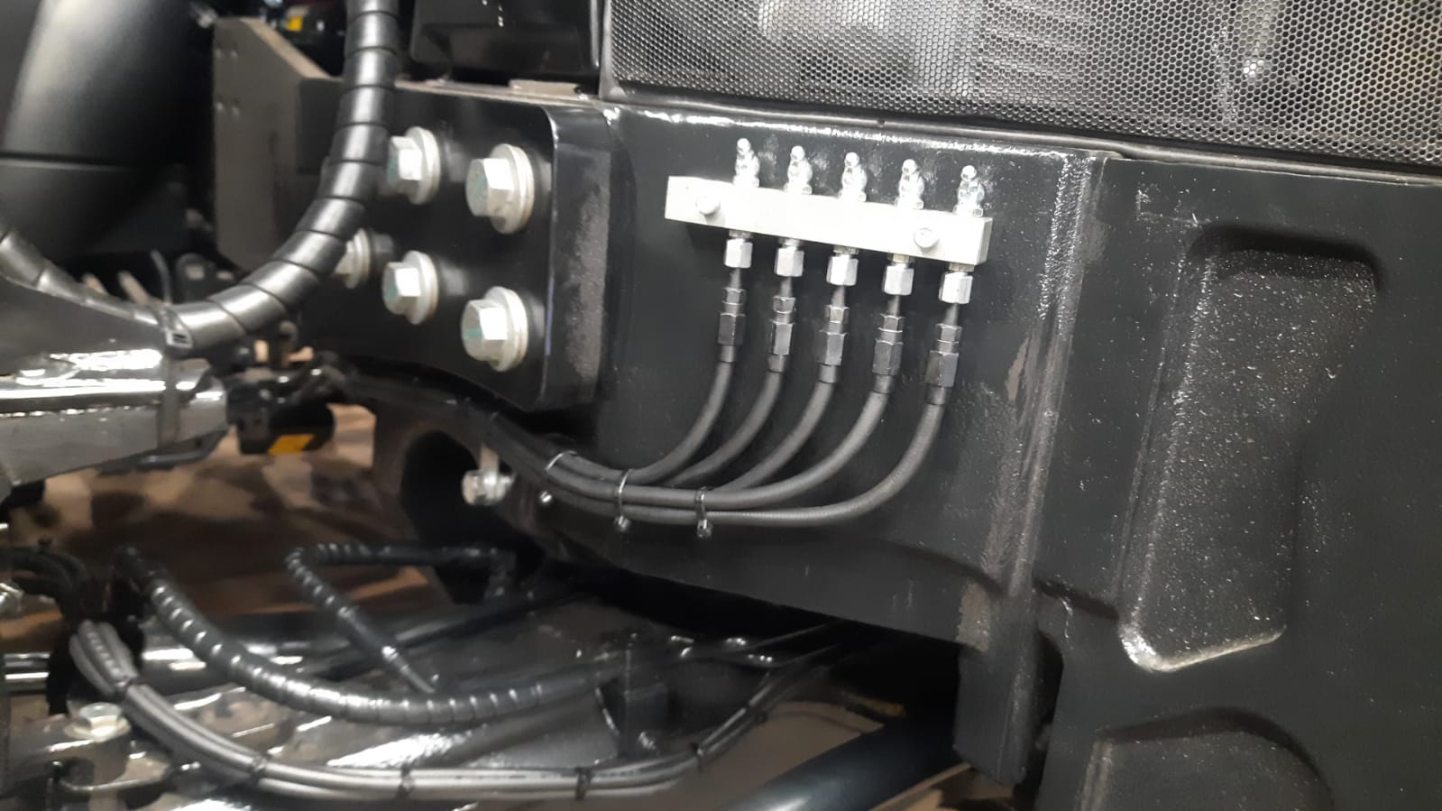 Centraliseren smeerpunten op New Holland T7.300